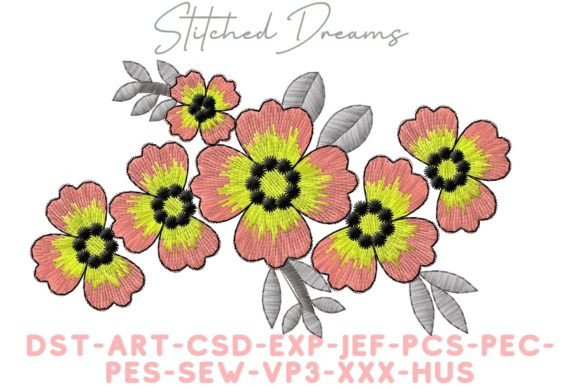 Enchanted Garden Embroidery Design