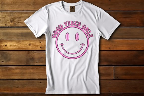 Good Vibes Only Embroidery Machine