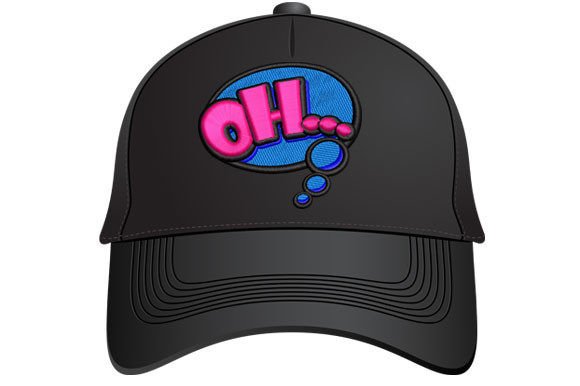 OH... Embroidery Design